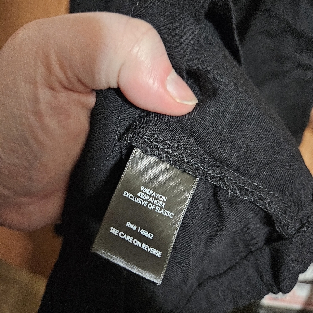 torrid black stretch challis lace up jumpsuit Size 1 With Pockets! - Picture 8 of 11